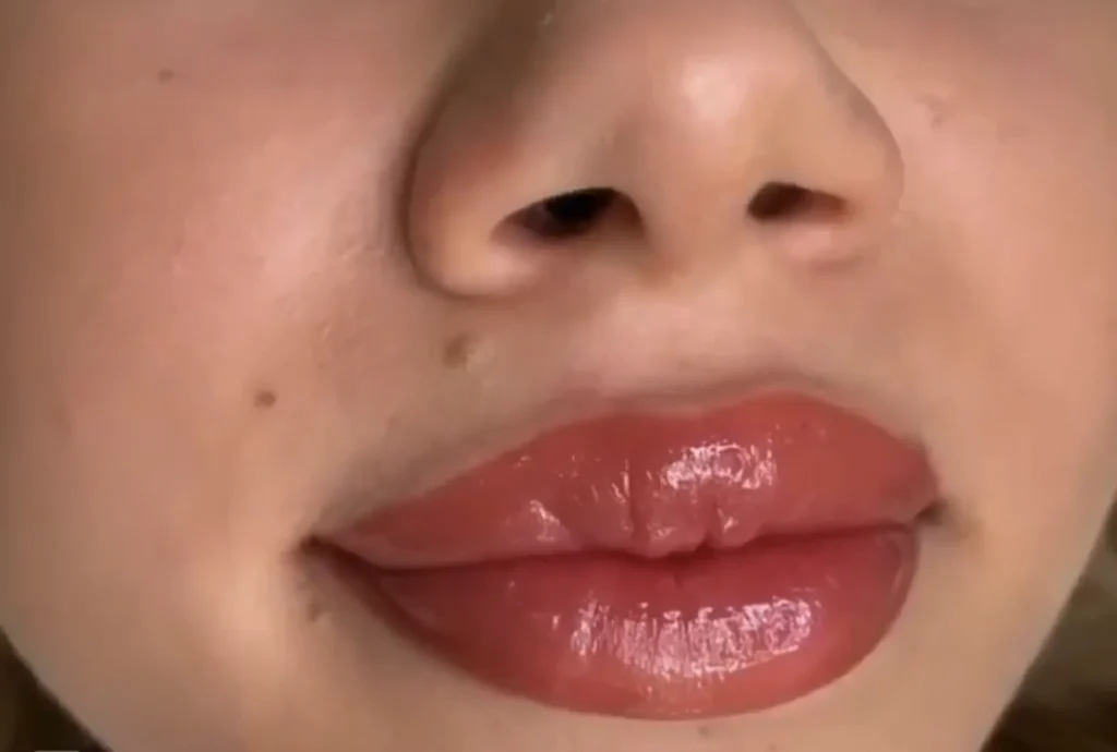 lip blush tattoo